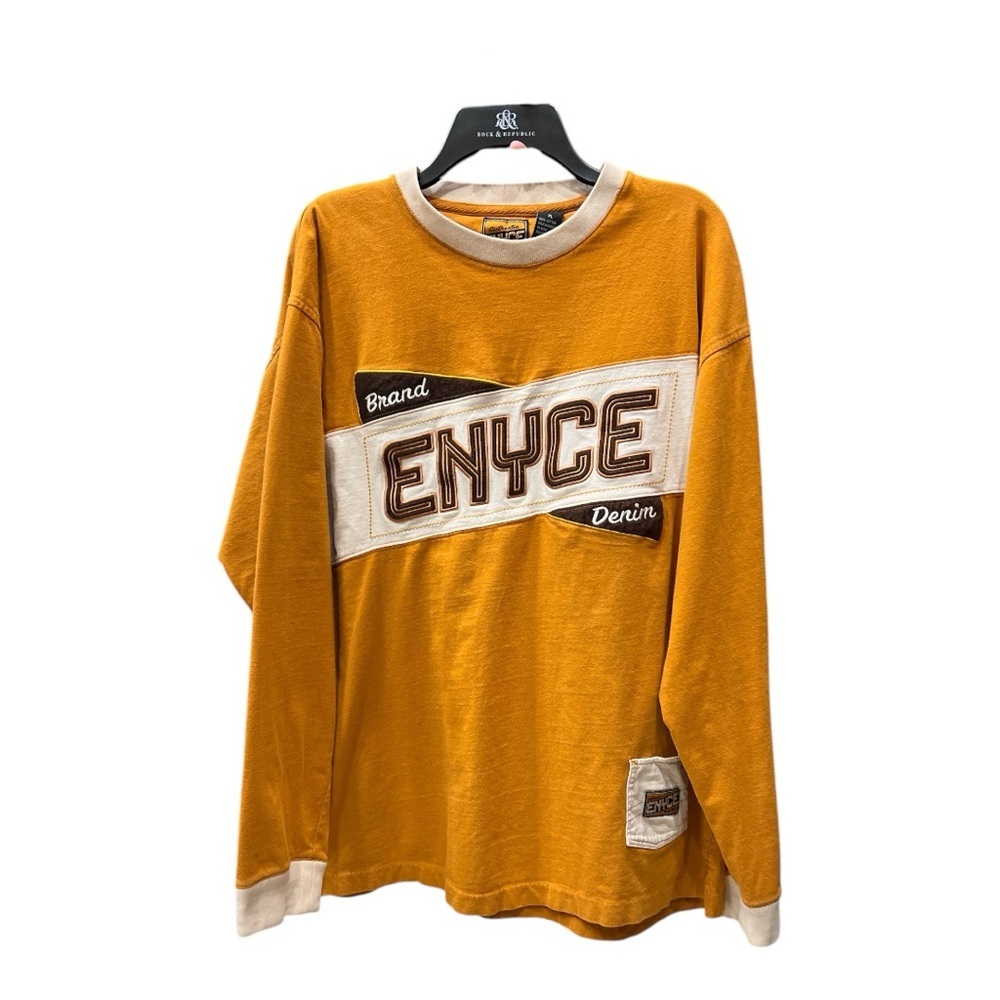 Enyce authentic Long Sleeve Crewneck Graphic Logo Trending PulloverSweatshirt XL